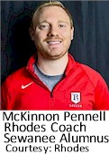 McKinnon Pennell, Rhodes Coach, Sewanee Alumnus